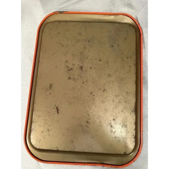 Coca Cola Collectable –Drinks Tray Gibson Girl Driving Car Rectangle Orange - Picture 5 of 5